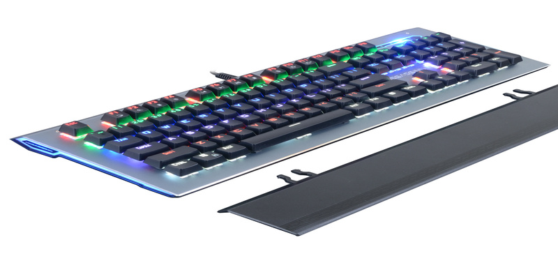Ánh sáng LED đầy màu sắc giúp tạo không gian chơi game sống động và thú vị